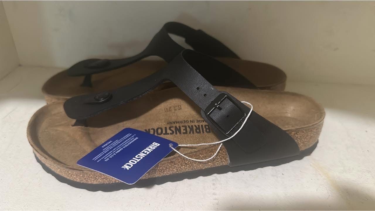 Birkenstock Gizeh – Black, Size 40 – Brand New, Tags