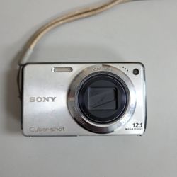 Sony Cyber-Shot DSC-W290 12.1MP Digital Point-And-Shoot Camera Needs Charger