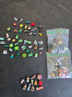 Large Lot of Croc Shoe Charms / Jibbitz Style – 60+ Pieces