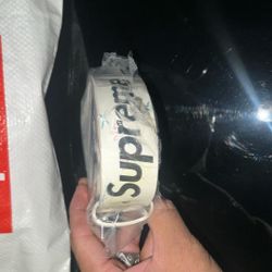 Supreme Belt “Floral” White Small ⭐️RARE⭐️