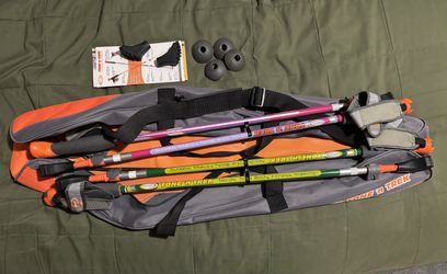 Boomyah Tone N' Trek Walking Poles and Instructional DVD