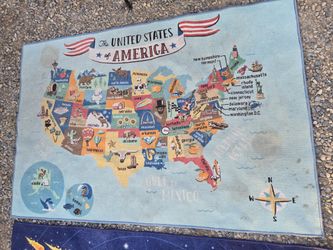 Map Rug 3'x5'