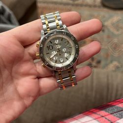 Nixon 38-20 Silver And Gold Chrono