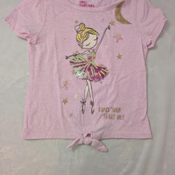 Epic Threads Sequin Ballerina T-Shirt for little girls. Size 4t