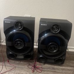 Sony Pair Speakers MHC-M20 High-Power Audio System - Black 4 impedance