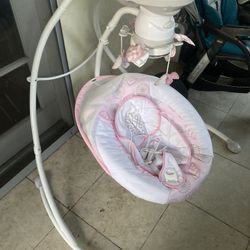 Fisher-Price Cradle And Swing Pink