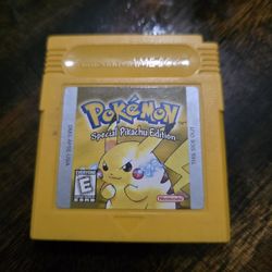 1999 Pokemon Yellow Special Pikachu Edition GameBoy NINTENDO