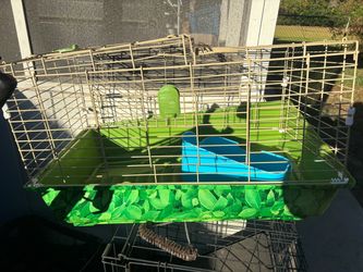 Hedgehog / Small Animal Cage Bundle – All Living Things Cage, Bedding & Accessories – Sold Together