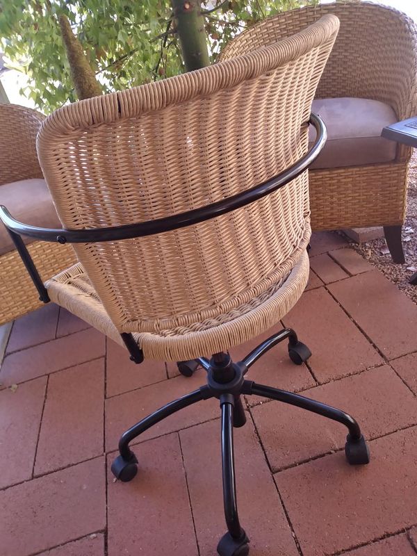 New Ikea Gregor Unique Thick Woven Wicker Swivel Desk Chair For New Ikea Gregor Unique Thick Woven Wicker Swivel Desk Chair For In Gilbert Az Offerup