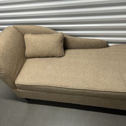 Like New Tan Chaise For Sale!