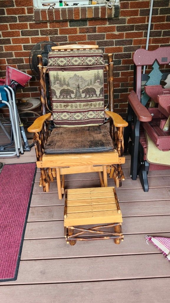 Wooden Rocker/gliding Chair