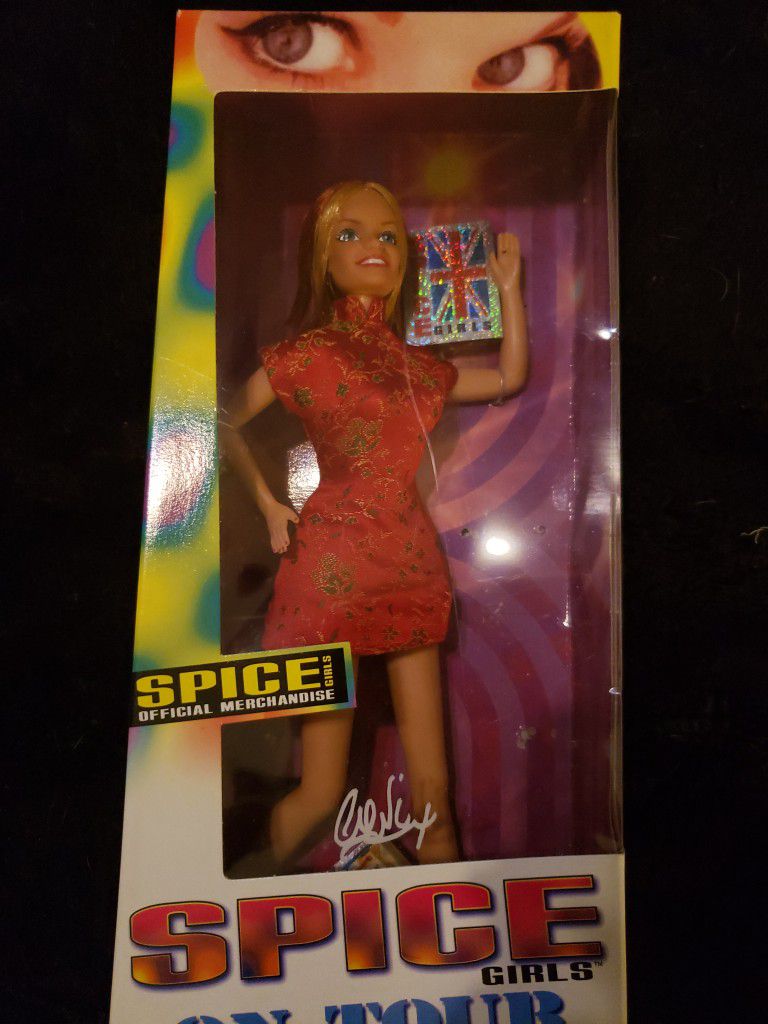 1998 Ginger spice girl barbie doll