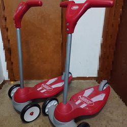 2 Kick Scooters . Available
