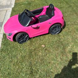 Girl's  Battery Operated Car