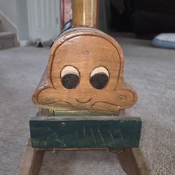 Beautiful wood antique train