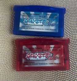 Gameboy Pokemon games