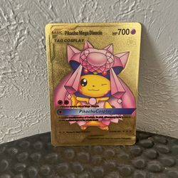 Pikachu Mega Gold Foil Tag Team Cosplay 7 Card Set Pokemon Cards for Sale  in Arlington, TX - OfferUp