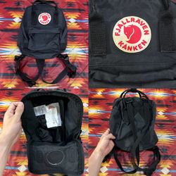 Fjallraven Kanken Classic Mini Backpack Faded Black 23561