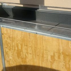 Air Cooling Refrigerated Wooden Display Case