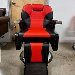 Red & Black Hydraulic Styling Salon Unisex Chair Barber