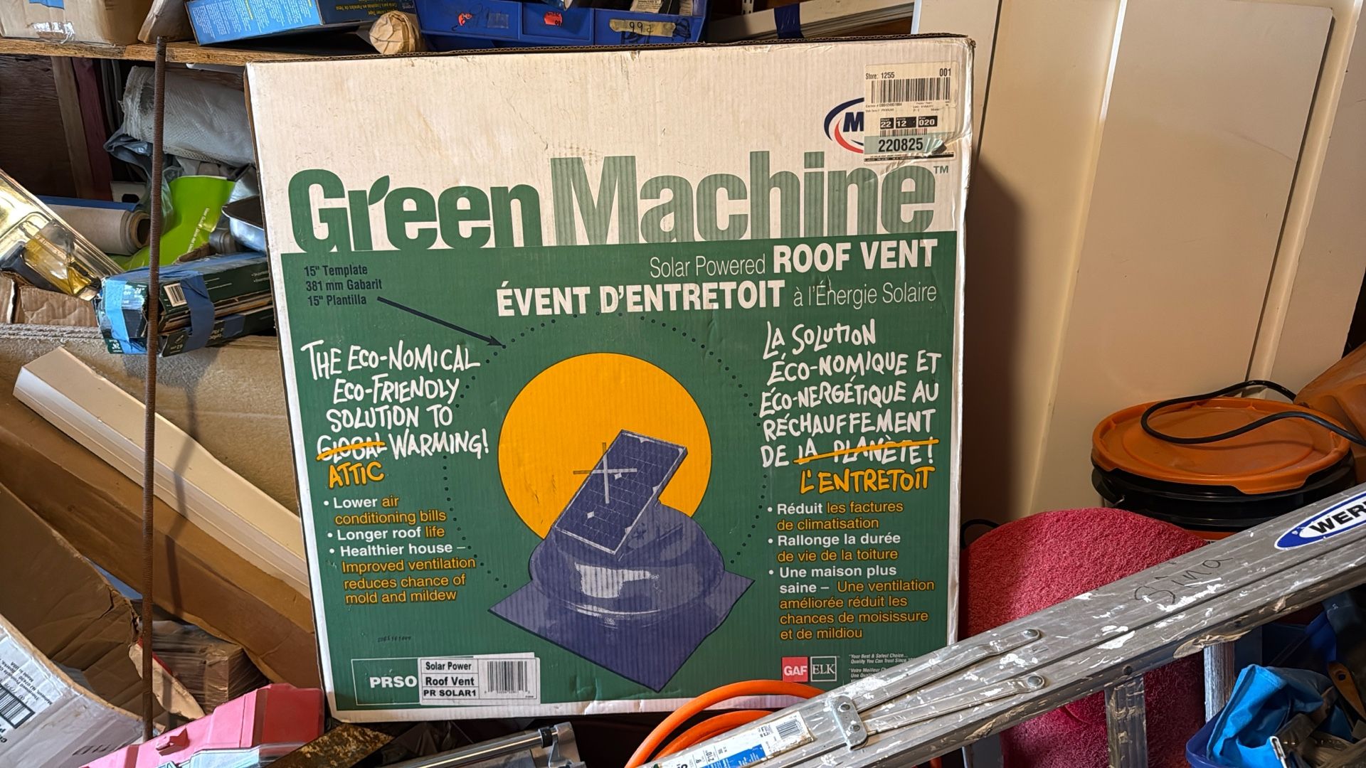Solar Powered Roof Vent