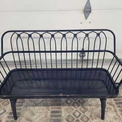 *** WROUGHT IRON BENCH ***