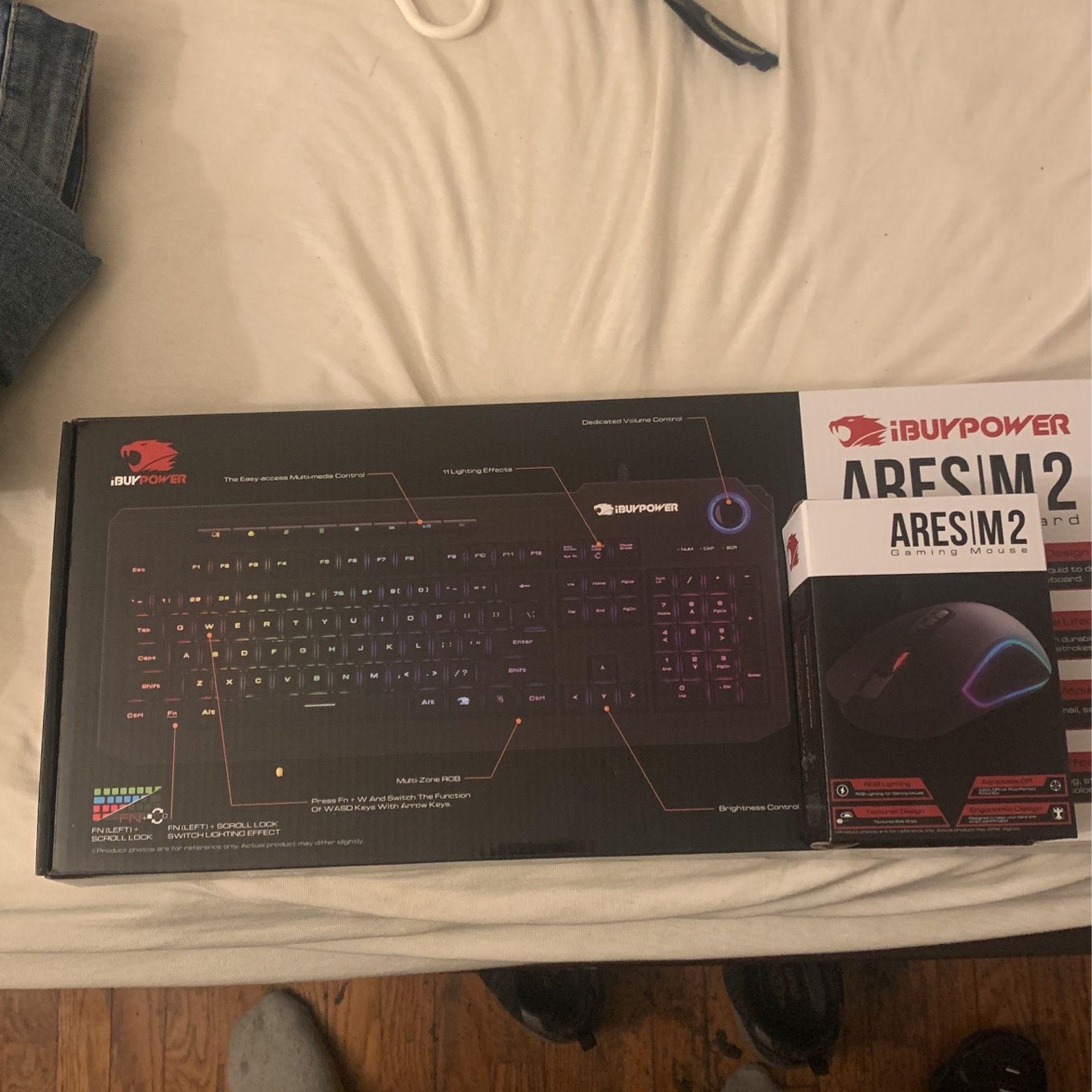 Ares M2 Keyboard And Mouse Brand New !