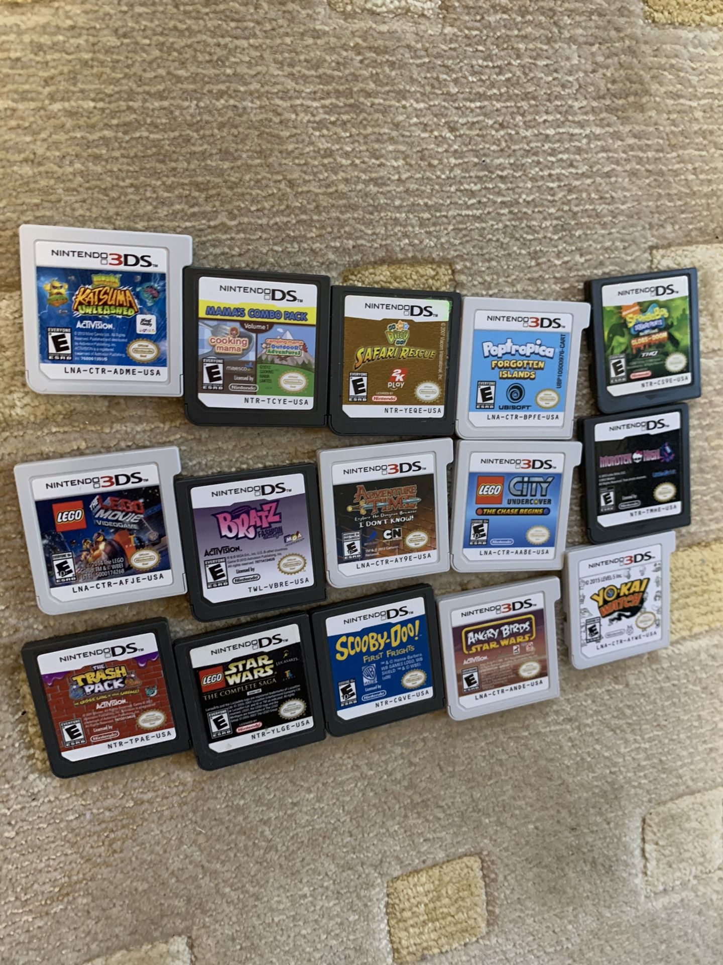 Ds/3Ds games
