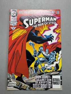Superman The Man Of Steel #24 Comic 1993 DC Comics