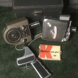 Lot of Vintage Filming Equipment, All Still Working