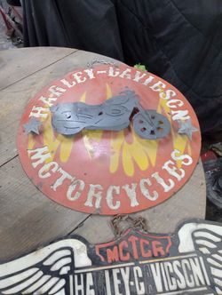 Antique Harley Davidson Signs