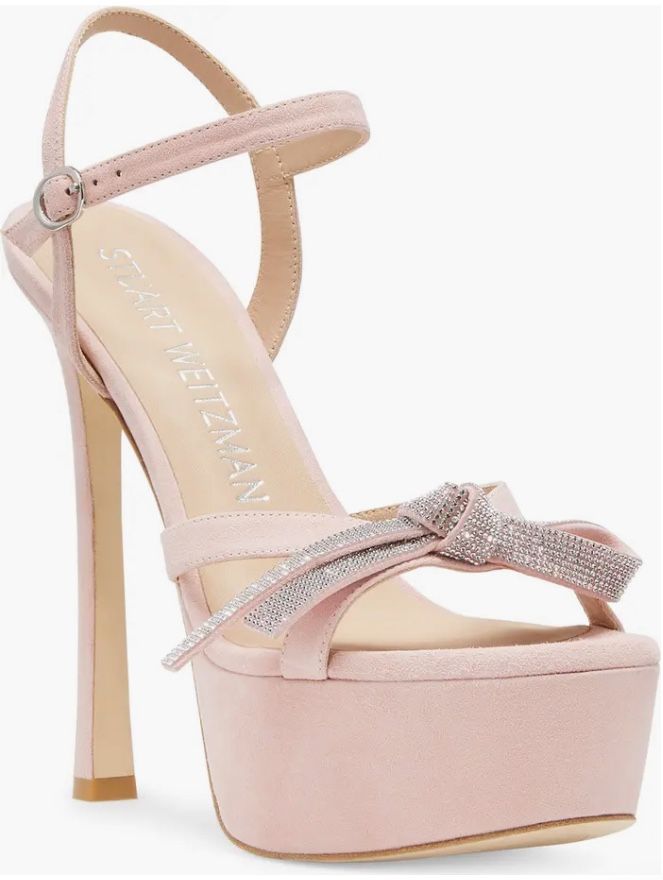 Stuart Weizmann Glitter, Pink Heels, Brand, New Size 10
