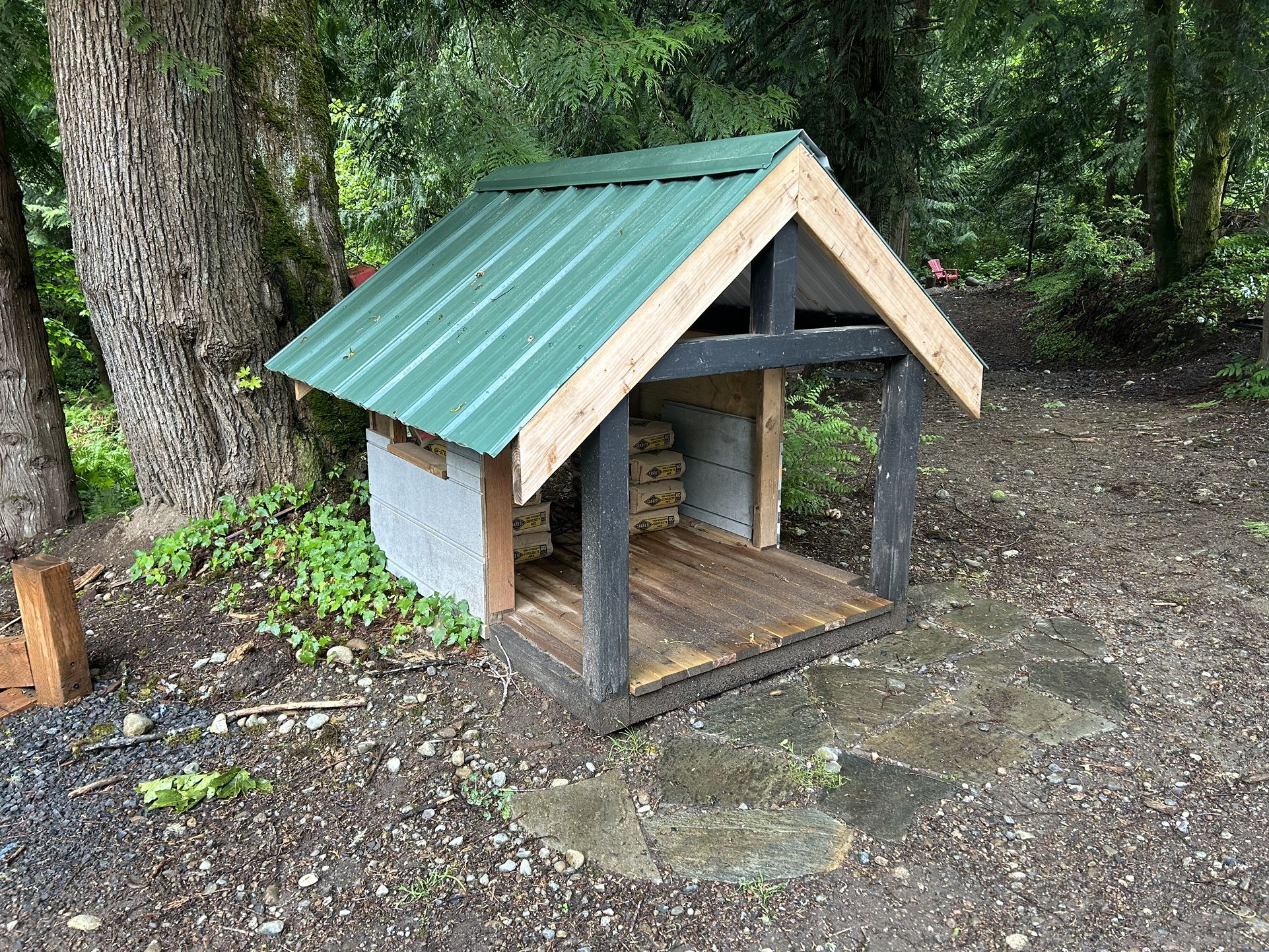 Dog House Cedar Floor