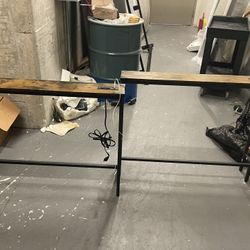 Two Side End Table With Outlets And USB Outlets. Both Table Outs Works(40”x6”x31”)$30 For Both