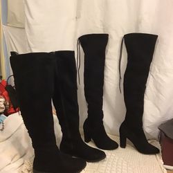 Elegantes Botas Altas   Size: 6.5   Y   7.5M