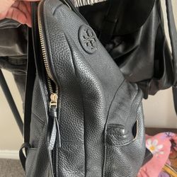 Tory Burch Leather Backpack Purse 