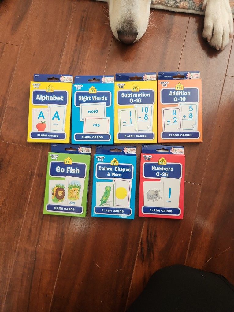 Flashcards--Set Of 7