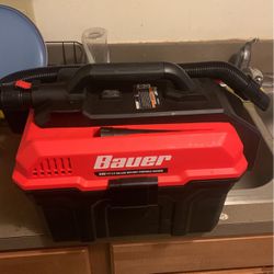 Bauer-20V wet/dry Portable Vacuum (Used)