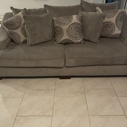 4 Pc Oversized Sofa, Oversized Loveseat And Oversized Chair With Ottoman