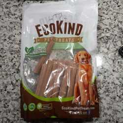 Ecokind Pet Treats Premium Gold Peanut  Peanut Butter Churro  30 Sticks