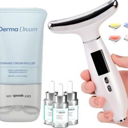 MyoGlow PRO Arm Sculpting Device LED Red Light, Neck Cream & Serum Kit
My Derma Dream 4 Piece Kit, PRO Light Modes, Sonic Vibration, Peptide Cream, Re