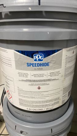 5 gallon paint (interior) white paste