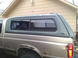 7ft camper shell and roof rack