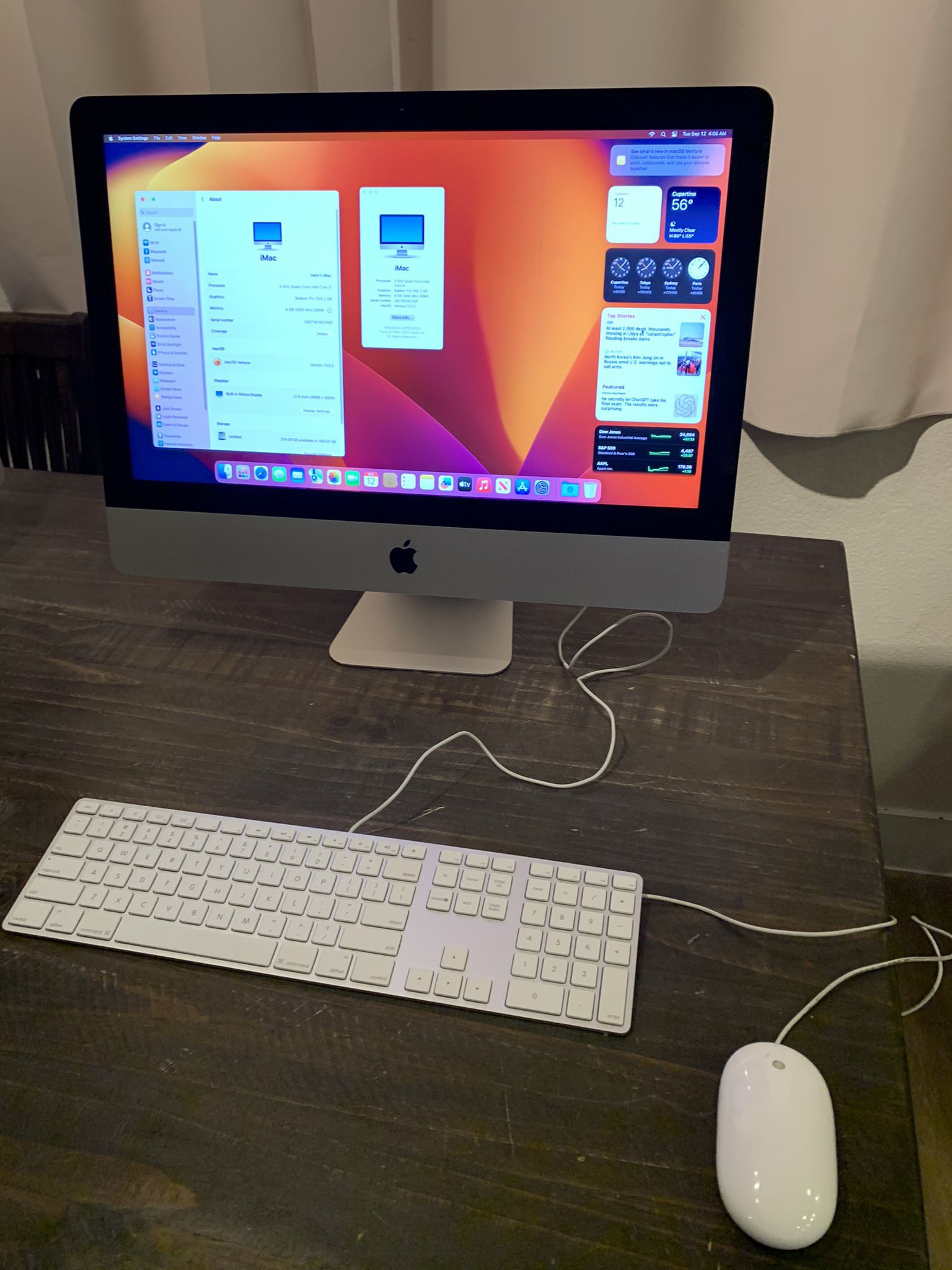 2017 Apple iMac 21.5-inch Retina 4K Display 8gb Ram 256gb Ssd. Please Read 