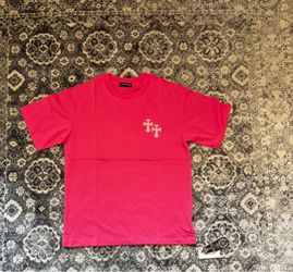 Pink and white shirt / mens