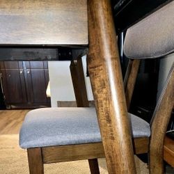 Dining Room Table with 4 Chairs MCM Style 