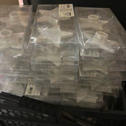 Opalescent 2pack Star Taper Holders 