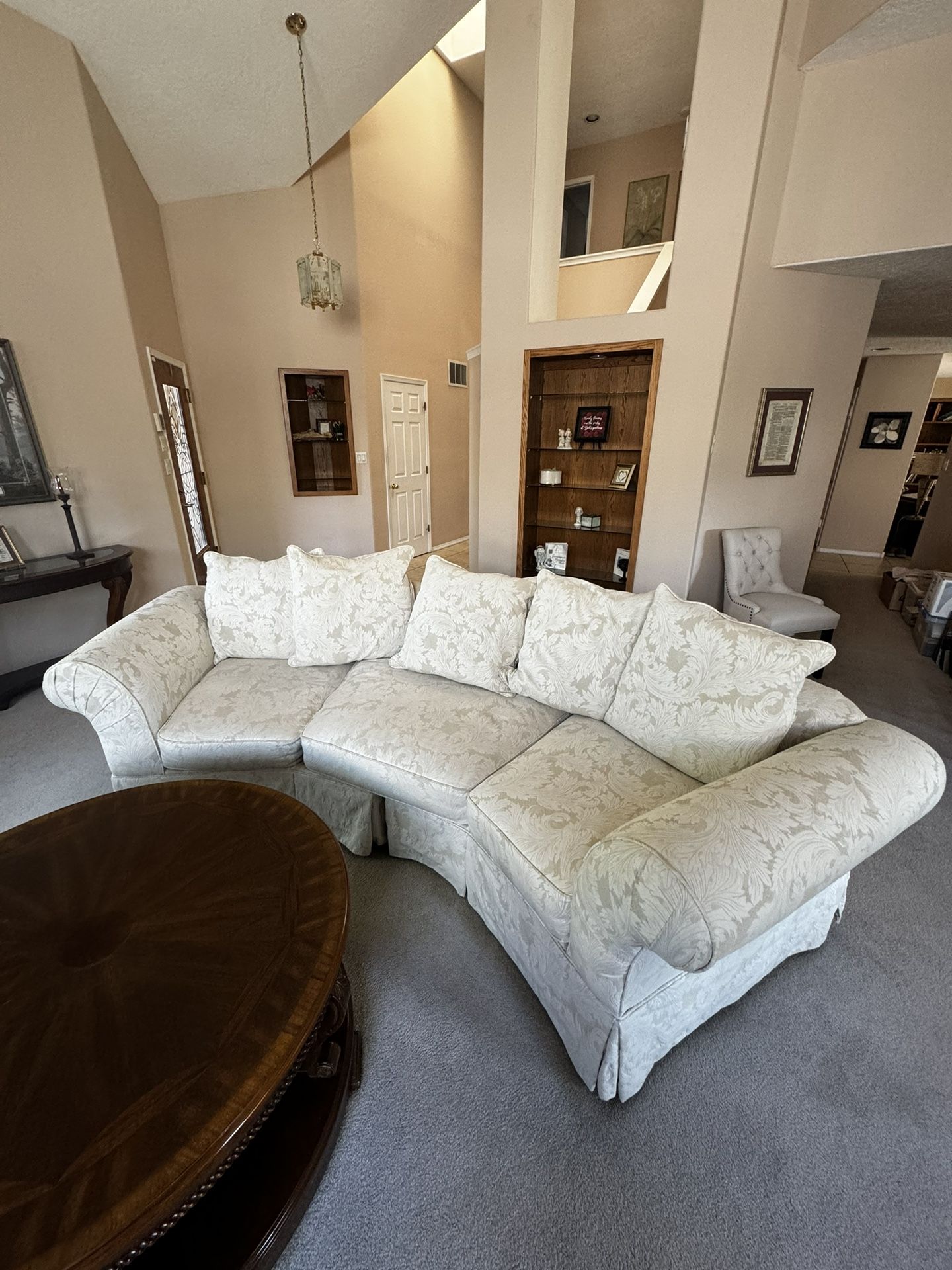 White Sectional