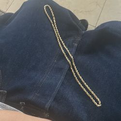 Gold rope chain 26 inches brand new