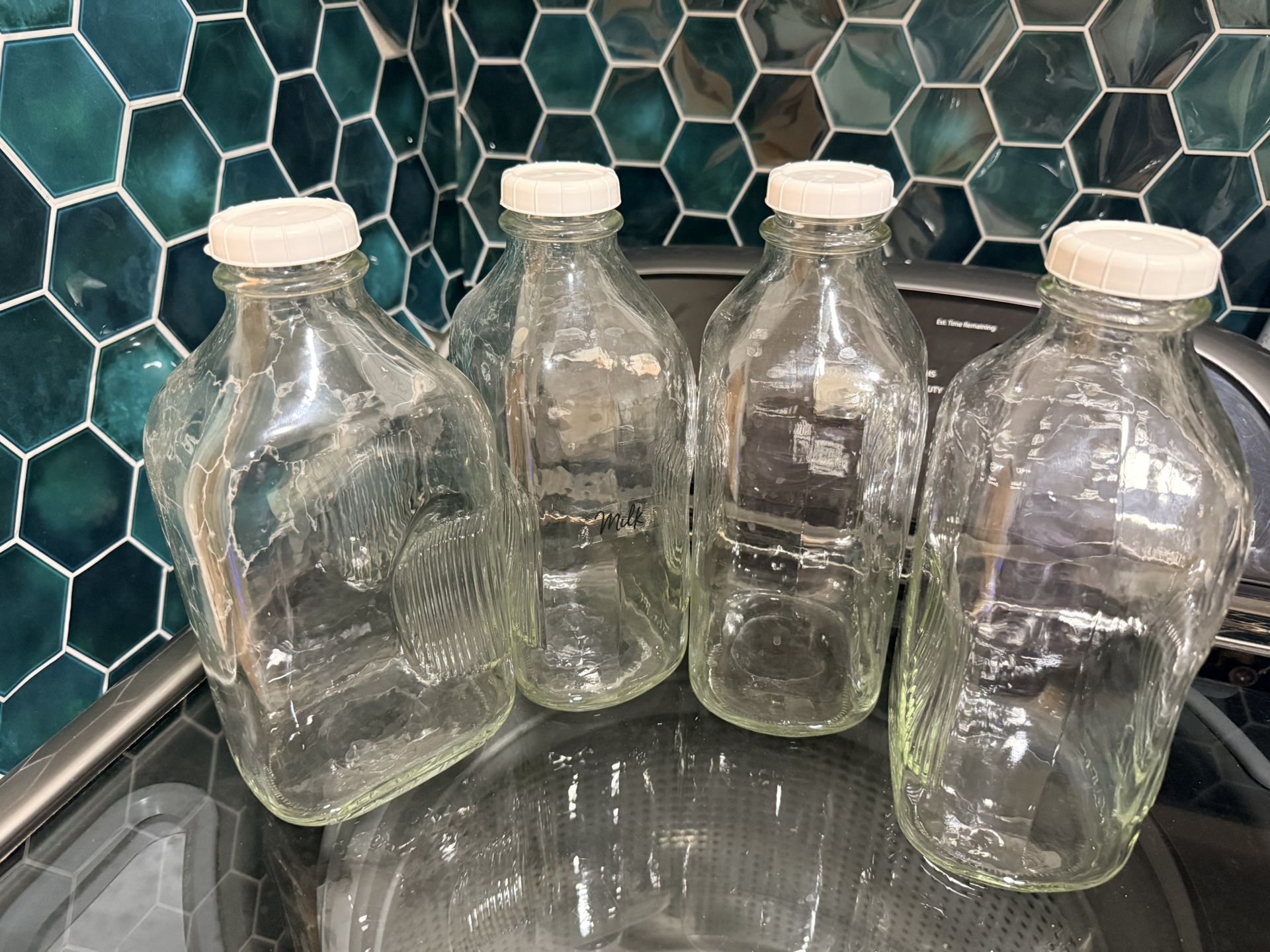 Glass 64 Oz Milk Jug